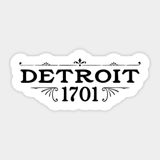 Detroit 1701 Sticker